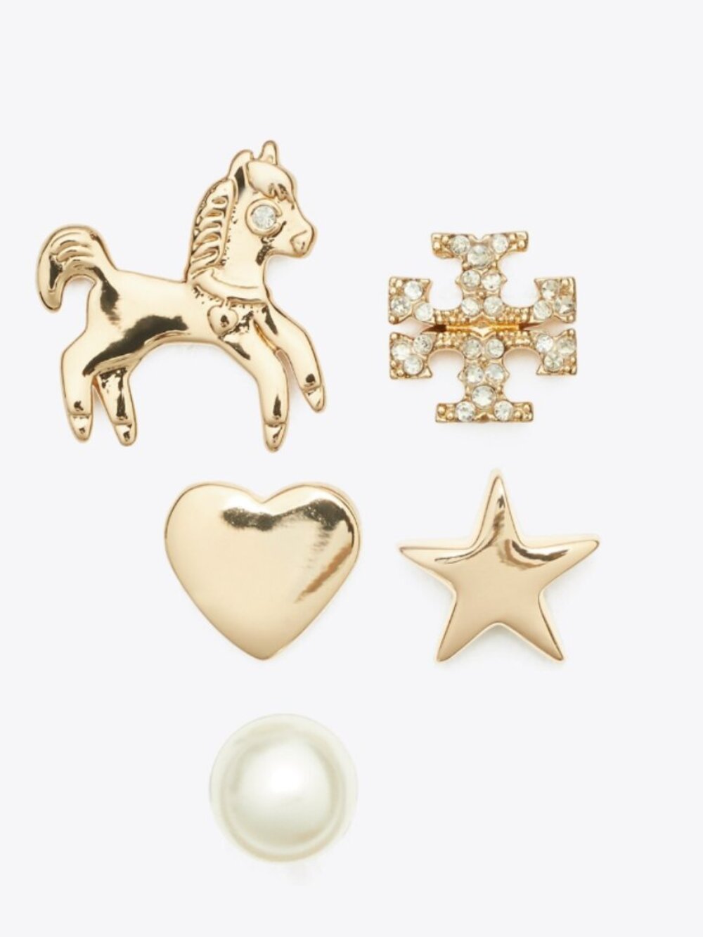 Tory Burch Curiosity Horse Stud Earrings